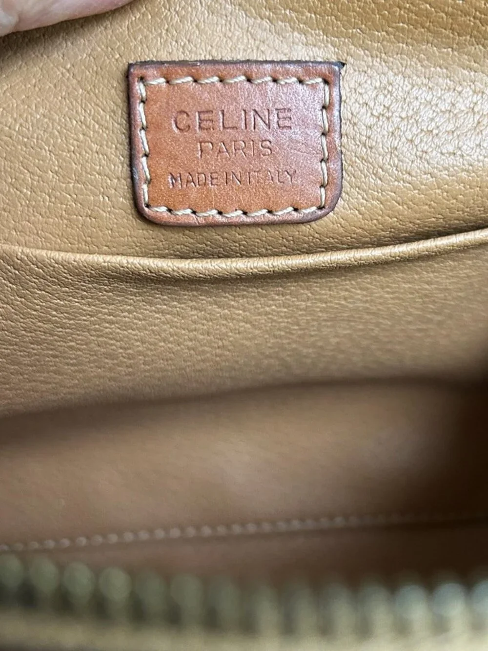 CELINE Macadam Pouch, Brown